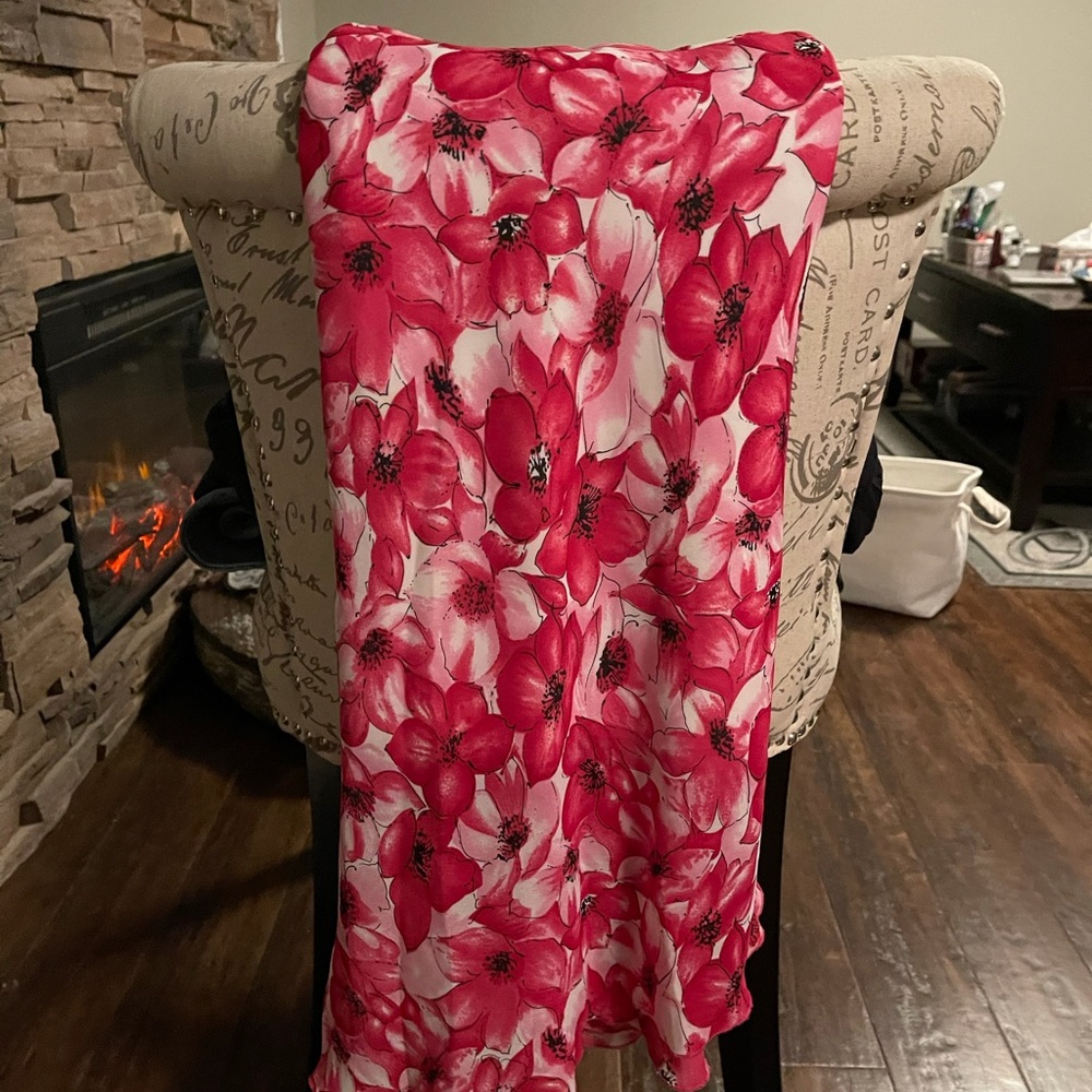 Light weight floral skirt